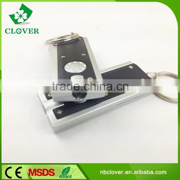 12000-15000mcd Plastic 1 LED Mini Keychain Led Flashlight Wholesale photo-3
