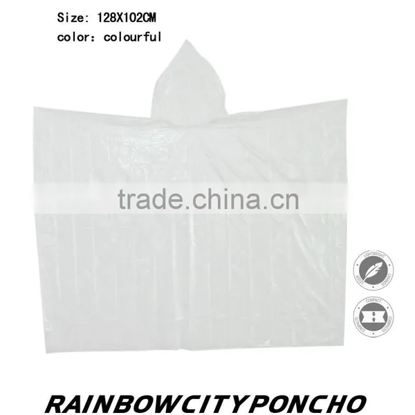 Colorful One Time Rain Coat With Logo Print and Customize Logo Packing and Size photo-4
