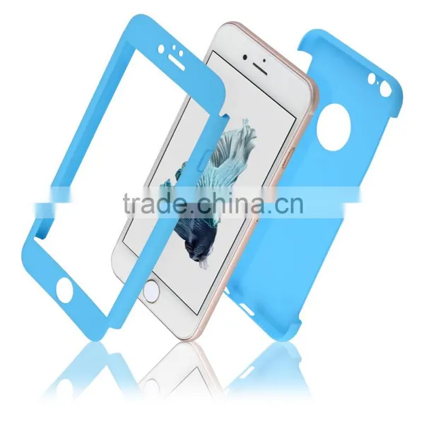 C&T Ultra Slim PC Hard Cover Case +Tempered Glass Sreen Protector 3 in 1 Design Front Cover & Back Case for IPhone 6 6S photo-6