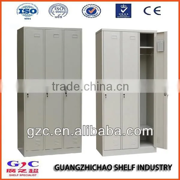 3 Door Steel Wardrobe Lockers