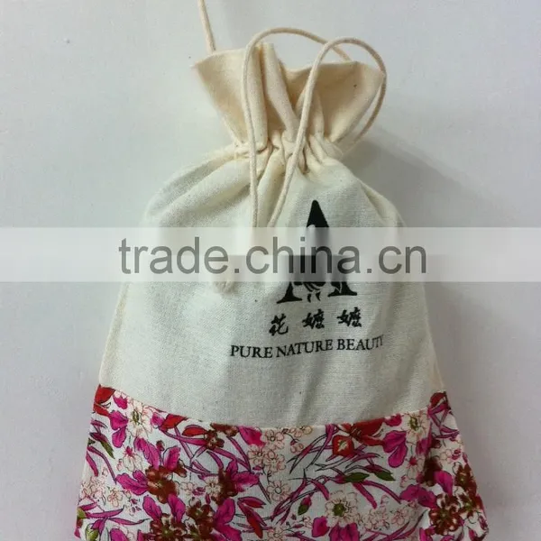 Wholesale Plain Standard Size Promotional Organic Muslin Cotton Drawstring Bag photo-4