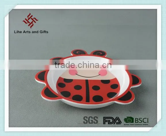 Coccinella Septempunctata Shape Melamine Children Dinner Set photo-3