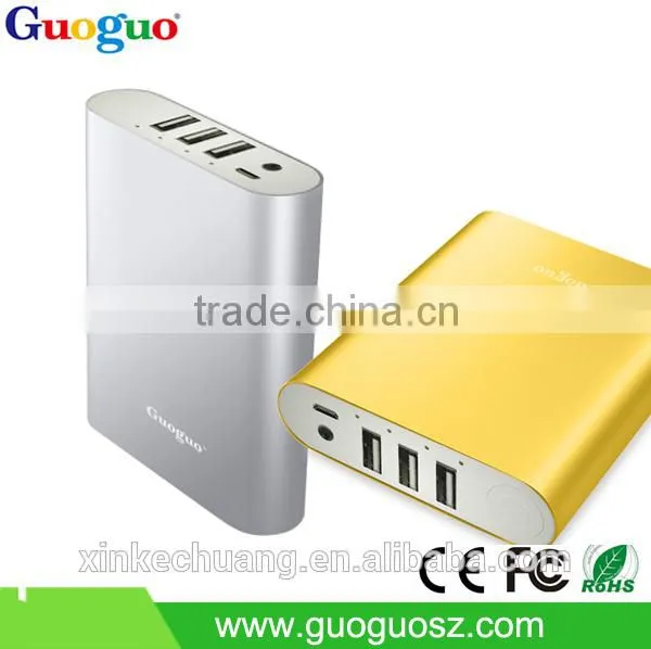 2016 Gadgets!! Portable Aluminium Mobile Power Bank Charger 10400mAh photo-2