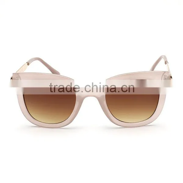 Unisex Transparent Frame Metal Leg Costomized Cheap Fashion Sunglasses photo-2