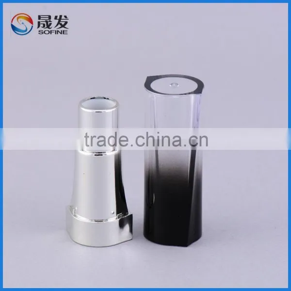 New Product Hot Sale Makeup Packaging Empty Lipstick Container With Clear Mixed Balck Tranparent Lipstick Cap photo-2