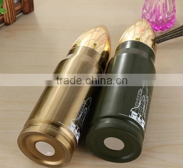 Stainless Steel Bullet Design Vacuum Flasks Travel Mug / Winter Thermos Cup / Stainless Steel Cup photo-6