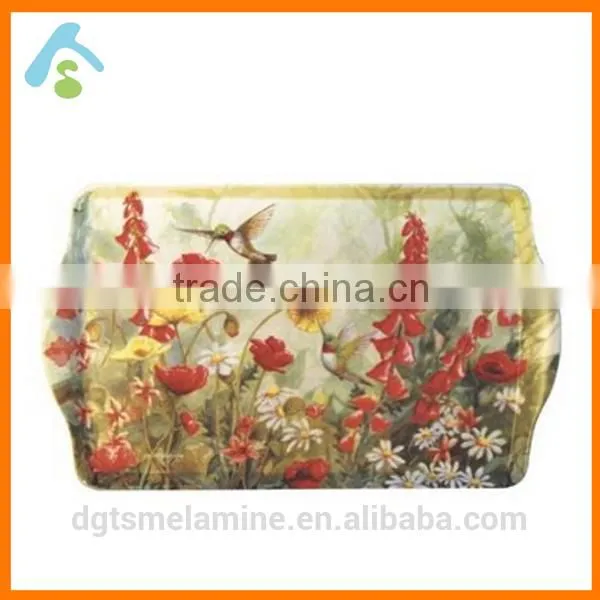 Creative New Design Melamine Tray With Handle photo-5