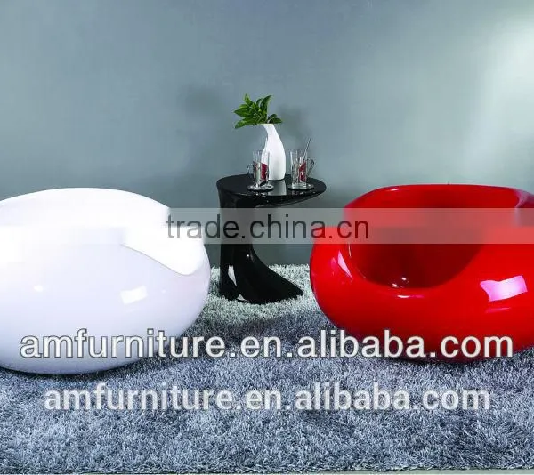 Wholesale High Gloss Swing Fiberglass Cocking Chair Salon Stool photo-2