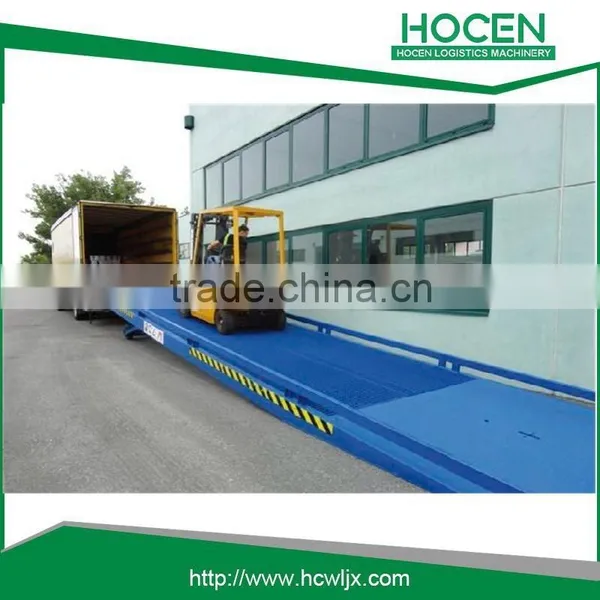 Used Mechanical Adjustable Dock Leveler/ Hydraulic Stationary Dock Leveler Price/ Car Hydraulic Ramp Trailers Loading Car Ramp photo-2