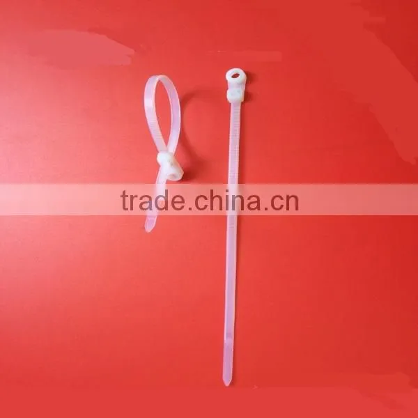 10 Years Exporter Nylon 66 Black & White 50Lbs Mountable Head Cable Tie photo-4