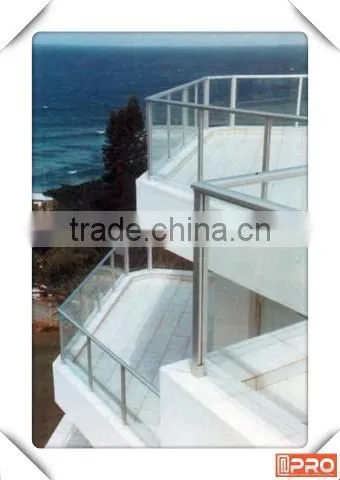 Cheap Price China Manufacturer Glass Aluminum Balcony Railing Design photo-2