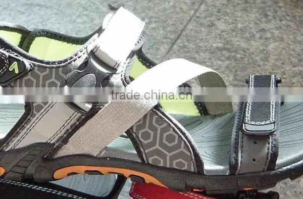 X17024 2016 Wholesale Latest Design New Lady and Men's pu + Lace Sandals photo-3