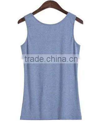 Classic Vest 100% Cotton Travel Vest O-neck Basic Kids Cotton Vest photo-2