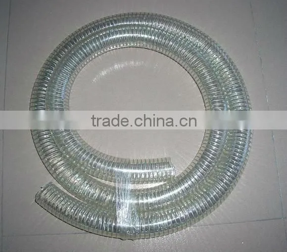 Fleixble Transparent Pvc Spiral Steel Wire Reinforced Hose photo-5