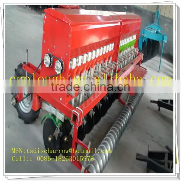 wheat fertilizing and seeding machine