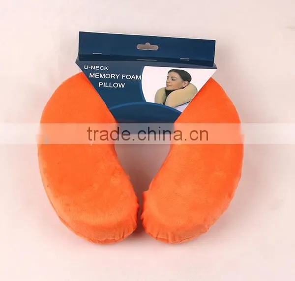 2016 HOT SELL U SHAPE TRAVEL MEMORY FOAM PILLOW photo-5