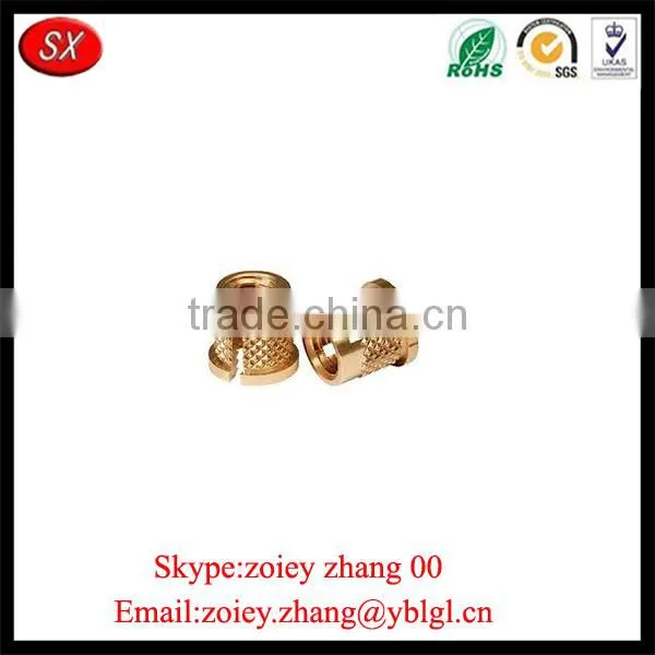 OEM & ODM Brass Inserts Slotted Coarse Threaded Insert photo-4