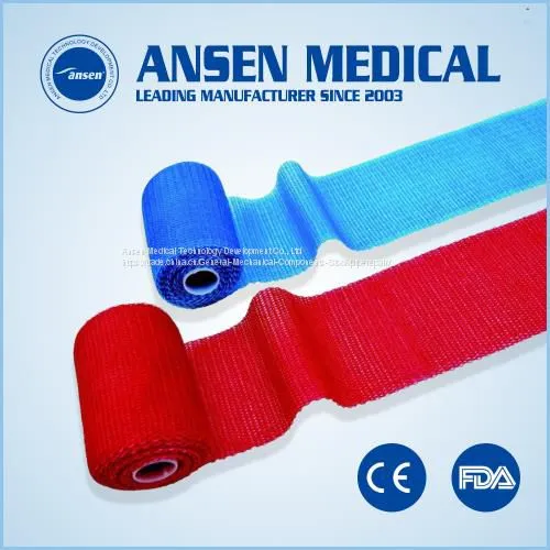 Medical Dog Bandage Polymer Materials Fiberglass Casting Tape & General Orthopedic Cast