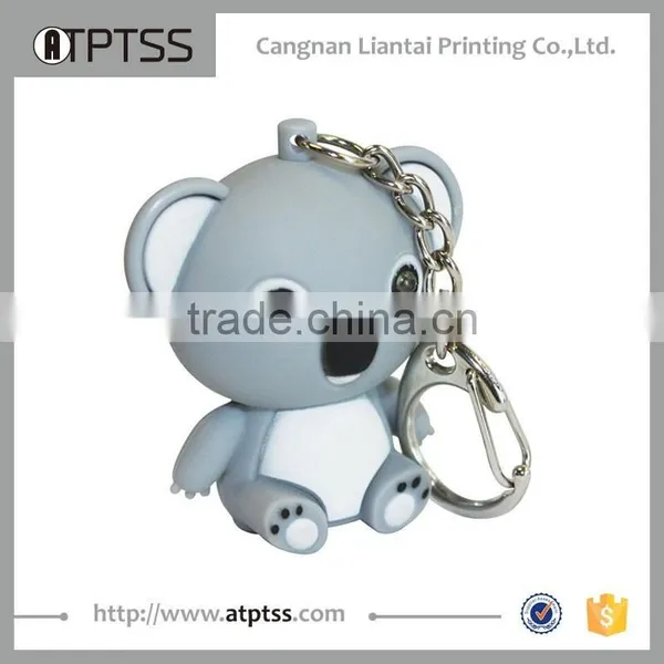 China Bulk Promotional Animal Shapes Keychain Soft Baby Toys Koala Keychain photo-2