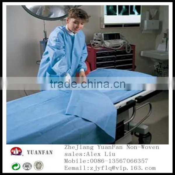 Medical Blue SS pp Nonwoven Fabric Used in The Hospital Surgical Clothing, Disposable Bed Sheets, Masks, Etc photo-2