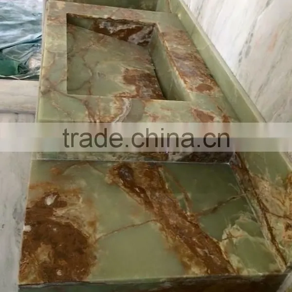 PAKISTAN FACTORY ONYX BATHROOM COUNTERTOPS photo-6