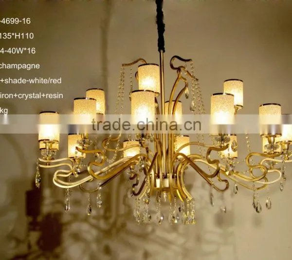 Hot Sell Luxury Modern Red Metal Chandelier/Special Design Creative Metal Chandelier photo-5