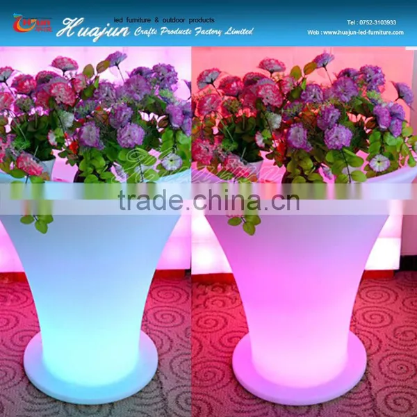 PE Plastic Led Flower Pot Decorative Restaurant photo-5