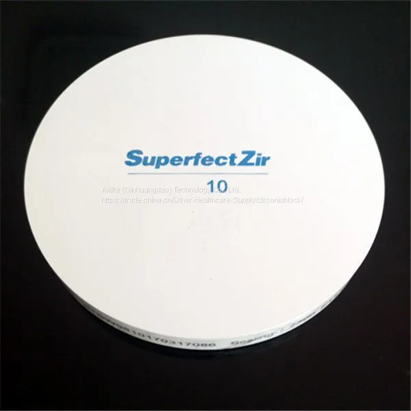 Aidite SuperfectZir SHT Dental Zirconia Block/blank for Cad/cam ZirKon Zahn System