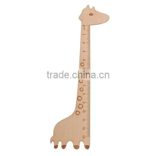 Cheap Promotional 13cm Scale Wood Ruler photo-2