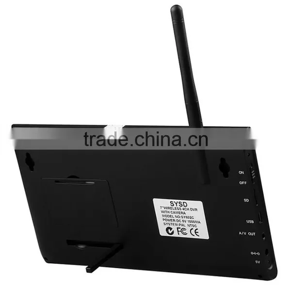 High Quality Digital Wireless Security Camera System CCTV DVR Kit With 7 Inch Monitor photo-2