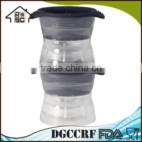 2-Piece Sphere Ice Ball Mold Plastic Ice Ball Maker photo-4