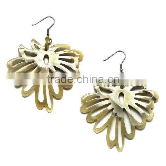 New Design!!! Water Buffalo Horn Earring/ Earring Jewelry/ Bulk Horn Fashion Earring photo-3