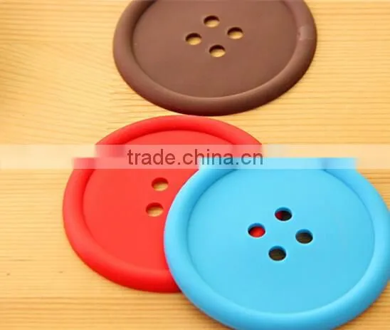 Creative Household Goods Circular Silicone Insulation Pad Coaster, Custom Silicone Coasters, Silicone Rubber Coaster photo-2