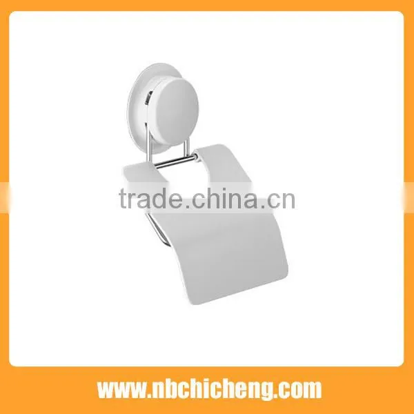 Bathroom Tissue Roll Suction/Holder Toilet Tissue Paper Roll Holder Hanger With Cover Waterproof Toilet Paper photo-4