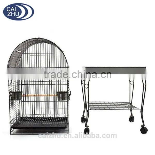 Portable Open Top Pet Budgie Canary Parakeet The Parrot Aviary Bird Cage photo-5
