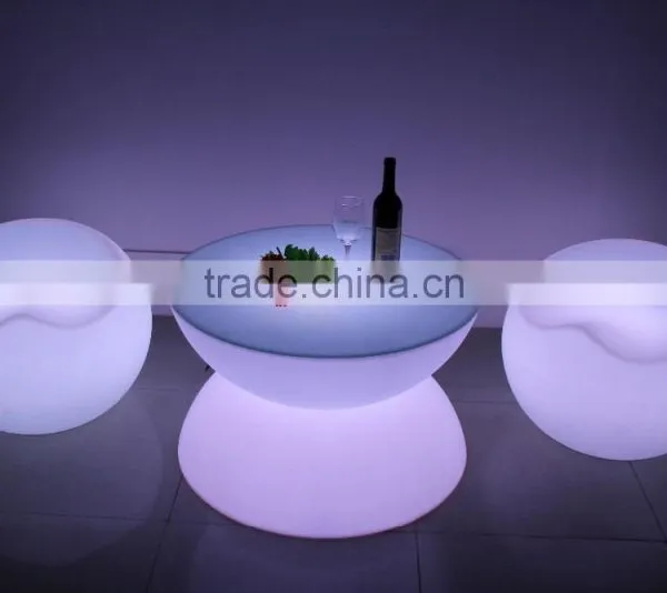 Illuminated Leisure Led Furniture With Color Changing Led Chair Coffee Sofa photo-3