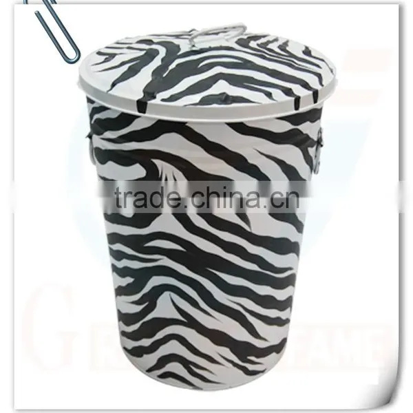 Outdoor Decoation Metal Antique Trash Can photo-4
