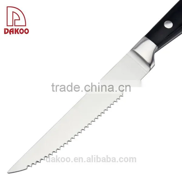 11pcs Kitchen Knife Set With 3CR13+Pakka Wood+Forged photo-4