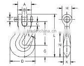 330-A US Type Clevis Grab Steel Hook photo-2
