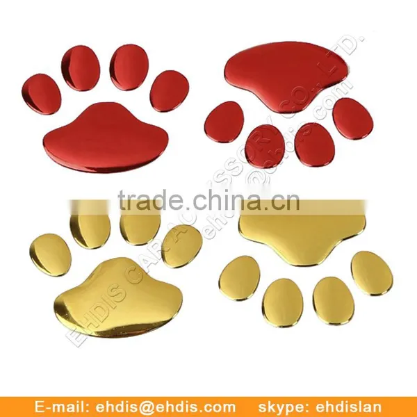 3d Car Customizer Paw Decal Custom Plastic Emblem Logo photo-3