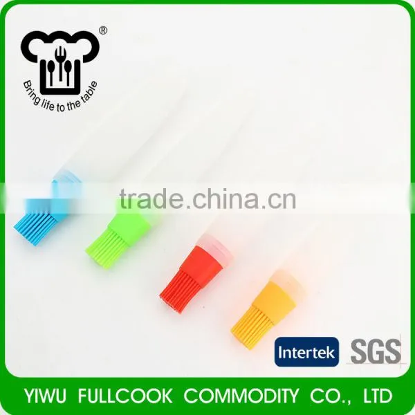 Hot Selling Silicone BBQ Cooking Tool Oil Storage Bottle Basting Brush photo-2