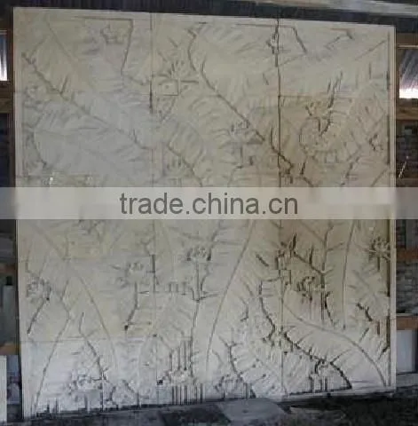 BANANA WHITE STONE RELIEF