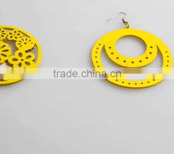 Unfinish African Wooden Earrings photo-3