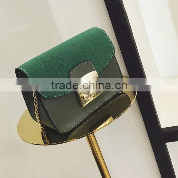 Zm50331b Women Lock Catch Single Shoulder Bag New Style Fashion Simple Dull Polish Small Bags photo-3
