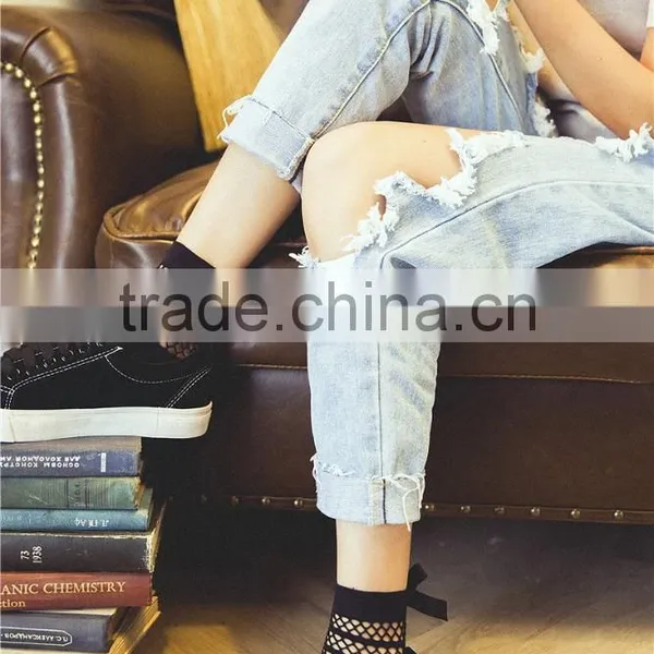 WS-35 2017 New Hot Fashion Popular Women Ladies Sexy Soft Lace Floral Short Ankle Party Travel Network Breathable Fishnet Socks photo-3