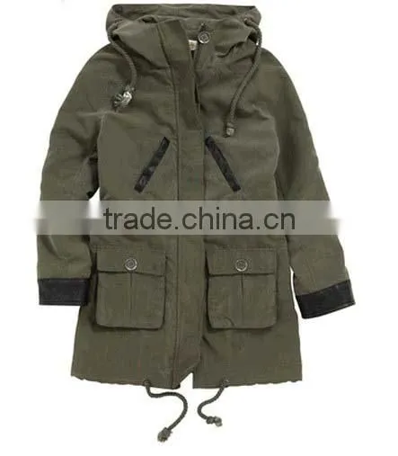 Little Girl's Hooded Parka With Removable Fleece LiningPQ257 photo-2