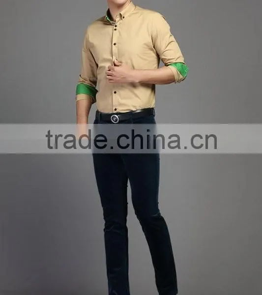 Wholesale Latest New Model Slim Fit Check Pattern Long Sleeve Man Shirt for China Supplier photo-3