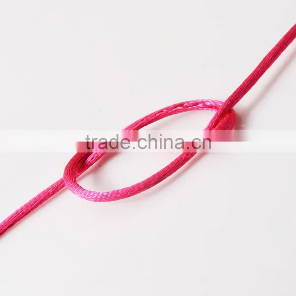 Chinese Knot Cord Rat-tail Satin Cord Bobby Tiny Cord photo-3