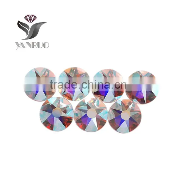 Wholesale Ss6/ss10/ss16/ss20/ss30/ss40 Crystal AB DMC Hotfix Rhinestones For Decoration photo-4