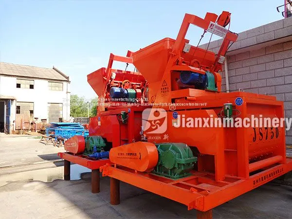 China Factory JS750 Concrete Mixer With Electric Motor photo-3